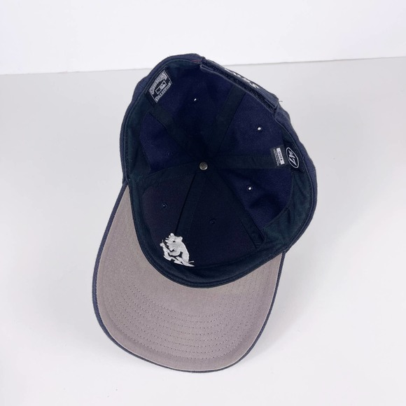 '47 Brand Chicago Cubs Cooperstown Logo Navy Blue Embroidered Wool Blend Hat OS - Picture 2 of 7